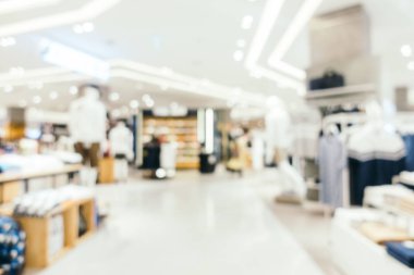 Arkaplan için mağaza içi soyut bulanıklık ve odaklanmış alışveriş merkezi
