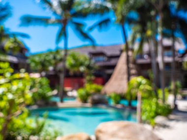 Soyut bulanıklık ve seyahat ve tatil için otel ve tatil arka plan defocused