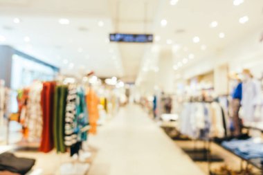 Bulanıklık bokeh ve ufuk alışveriş merkezi Mağazası iç arka planı için