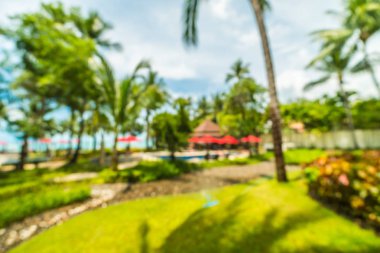 Soyut bulanıklık ve seyahat ve tatil için otel ve tatil arka plan defocused