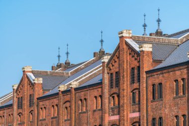Japonya 'nın Yokohama şehrindeki tuğla depo ve mimarisi çok güzel.