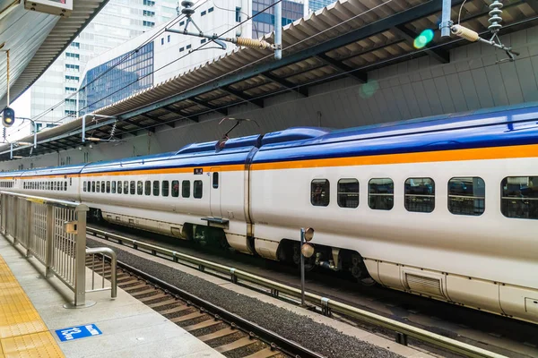 Tokyo Japan Aug 2018 Train Subway Station Japan Popular Transportation — Stock Photo, Image