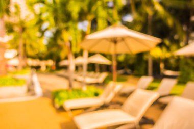 Soyut bulanıklık ve ufuk güzel açık yüzme havuzunda otel ve tatil seyahat ve tatil için