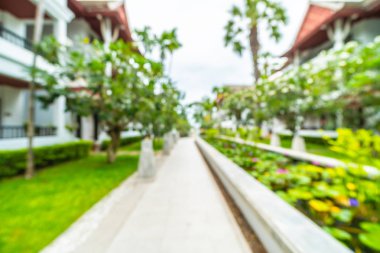 Seyahat ve tatil için güzel otel ve tatil arka plan bulanıklık