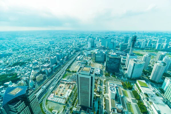 Belo Exterior Construção Arquitetura Yokohama Skyline Cidade Japão — Fotografia de Stock