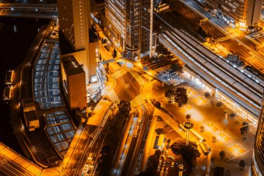 Güzel dış yapı ve Mimarlık Yokohama şehir manzarası Japonya