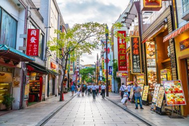 Yokohama Japonya 26 Temmuz 2018: China town bir popüler yerdir için zevk yokohama CITY Japonya Çin yemeği restoranda