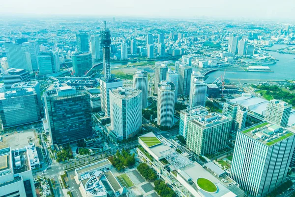 Schöne Äußere Architektur Und Gebäude Yokohama City Skyline Japan — Stockfoto
