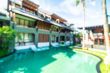 Seyahat ve tatil için güzel otel ve tatil arka plan bulanıklık