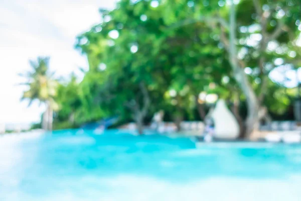 Soyut Bulanıklık Ufuk Güzel Açık Yüzme Havuzunda Otel Tatil Arka — Stok fotoğraf