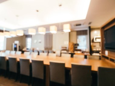 Bulanıklık kafe ve Restoran İç arka planı için