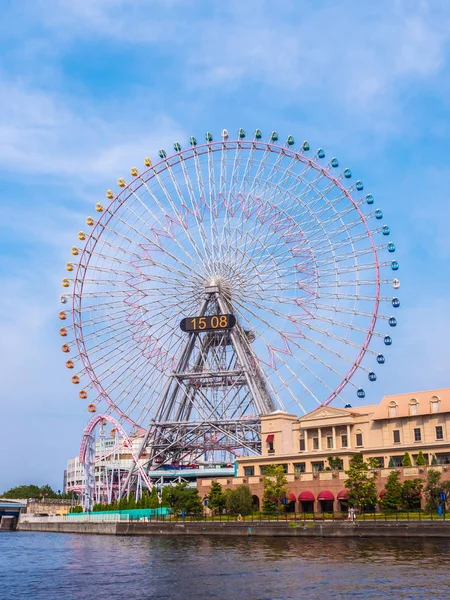 Pariserhjul Nöjesparken Runt Yokohama City Japan — Stockfoto