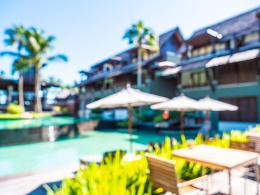 Soyut bulanıklık ve seyahat ve tatil için otel ve tatil arka plan defocused