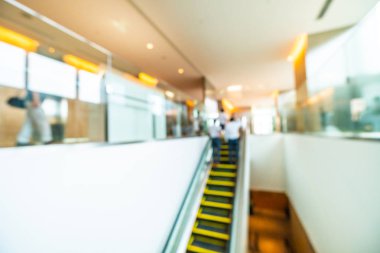 Arkaplan için mağaza içi soyut bulanıklık ve odaklanmış alışveriş merkezi