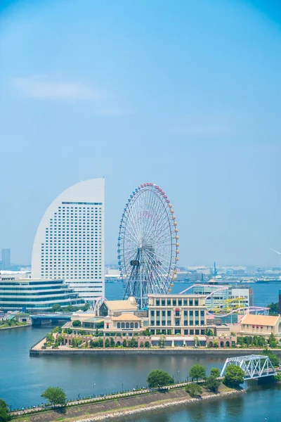 建築や設計横浜市のスカイラインの美しい外観 — ストック写真