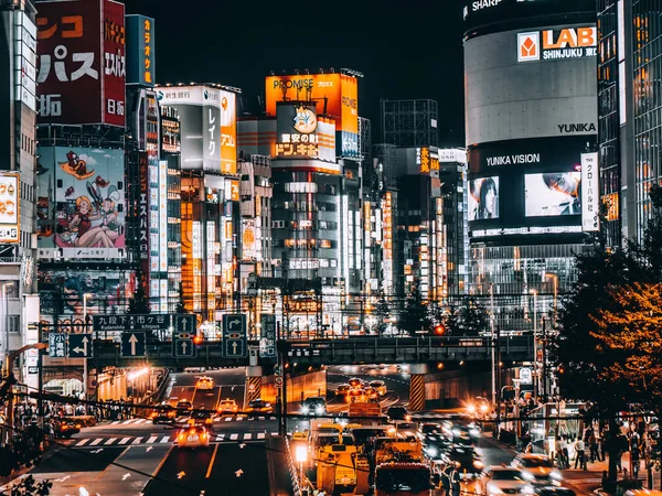 Tóquio Japão Shinjuku Ago 2018 Belo Arco Paisagem Urbana — Fotografia de Stock