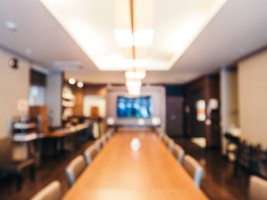 Bulanıklık kafe ve Restoran İç arka planı için