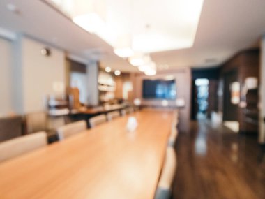 Bulanıklık kafe ve Restoran İç arka planı için