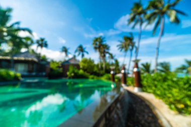 Seyahat ve tatil için güzel otel ve tatil arka plan bulanıklık
