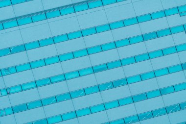 Güzel modern dış ofis cam pencere desen dokular ile Binası