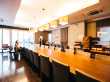 Bulanıklık kafe ve Restoran İç arka planı için