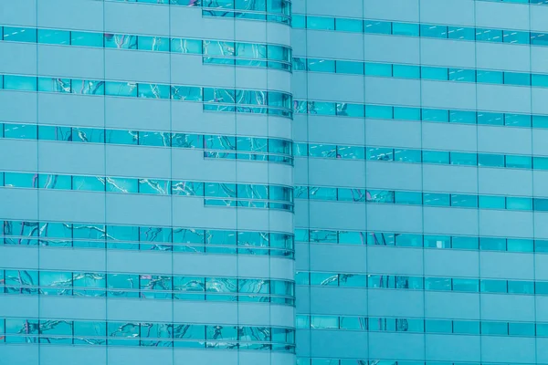 Krásné Moderní Vnější Kancelářské Budovy Skleněné Okno Vzorek Textury — Stock fotografie