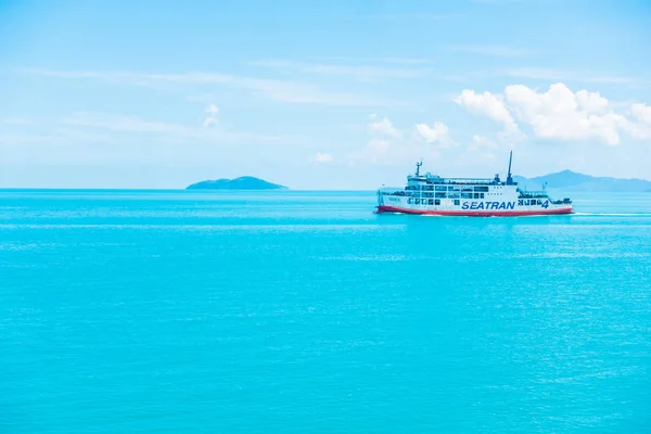 Isla Koh Samui Tailandia Mayo 2018 Seatran Ferry Transporta Pasajeros — Foto de Stock