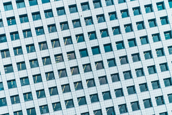 Edifício Escritório Exterior Moderno Bonito Com Texturas Padrão Janela Vidro — Fotografia de Stock