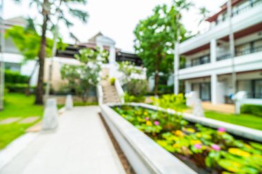 Seyahat ve tatil için güzel otel ve tatil arka plan bulanıklık