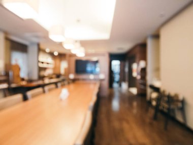 Bulanıklık kafe ve Restoran İç arka planı için