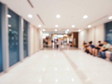 Bulanıklık mağaza ve alışveriş merkezi iç arka planı için