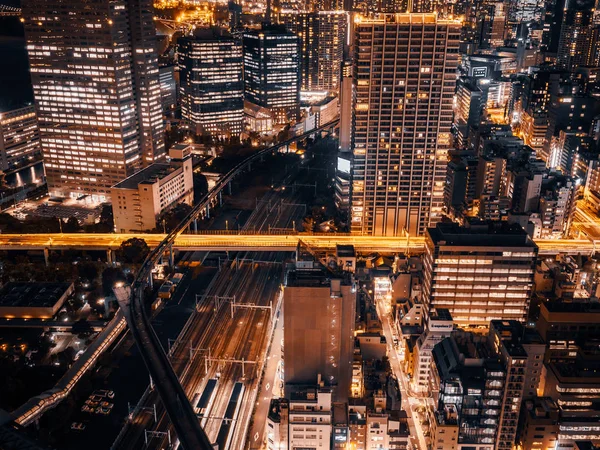 Beautiful Architecture City Tokyo Japan Night — Stock Photo, Image