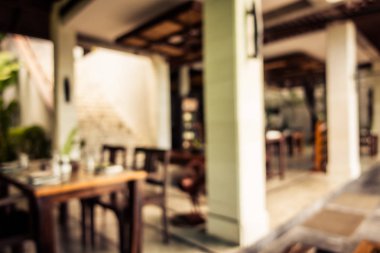 Soyut bulanıklık ve ufuk restoran ve kafe iç arka plan ve yüzey için