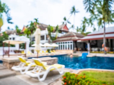 Soyut bulanıklık ve seyahat ve tatil için otel ve tatil arka plan defocused