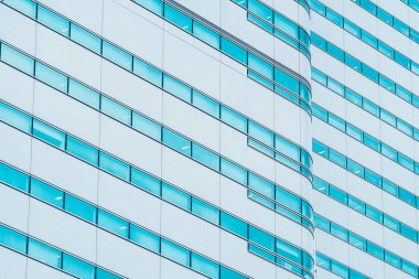 Güzel modern dış ofis cam pencere desen dokular ile Binası