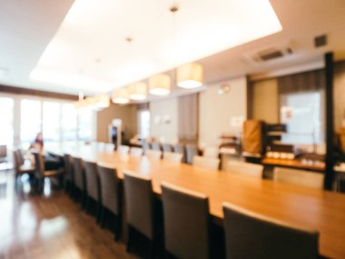 Bulanıklık kafe ve Restoran İç arka planı için
