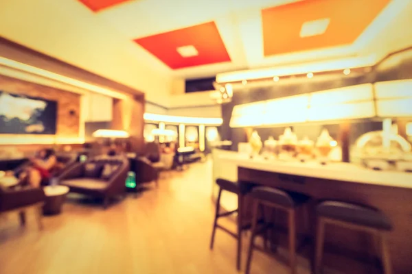 抽象的なぼかしと多重のコーヒー ショップやレストランのインテリアの背景 — ストック写真