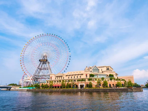 Pariserhjul Nöjesparken Runt Yokohama City Japan — Stockfoto