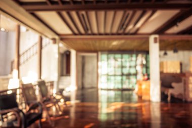 Soyut bulanıklık ve otel lobisinde defocused ve arka plan ve yüzey için iç çare