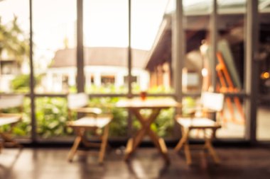 Soyut bulanıklık ve ufuk restoran ve kafe iç arka planı için