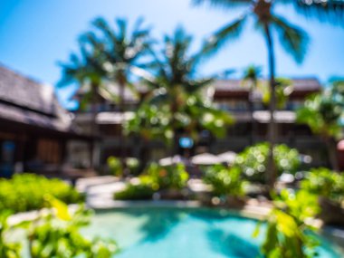 Soyut bulanıklık ve seyahat ve tatil için otel ve tatil arka plan defocused