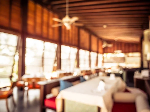 抽象模糊和弥散自助餐餐馆和咖啡馆内部为背景 — 图库照片