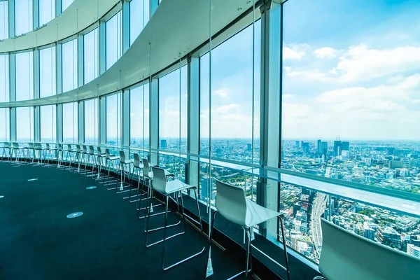 Tokyo şehri manzaralı Roppongi Gözlem Kulesi