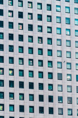 Güzel modern dış ofis cam pencere desen dokular ile Binası