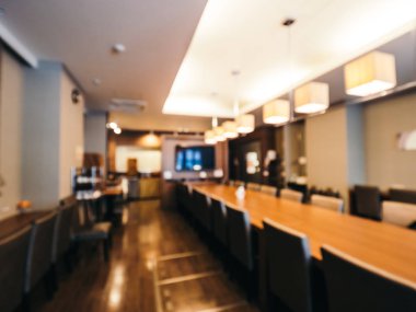 Bulanıklık kafe ve Restoran İç arka planı için