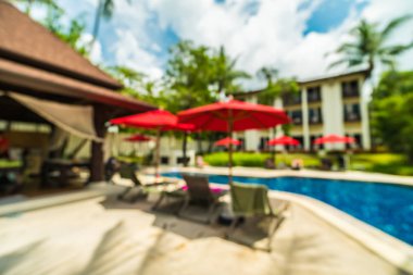 Soyut bulanıklık ve seyahat ve tatil için otel ve tatil arka plan defocused