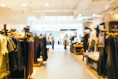 Bulanıklık bokeh ve ufuk alışveriş merkezi Mağazası iç arka planı için