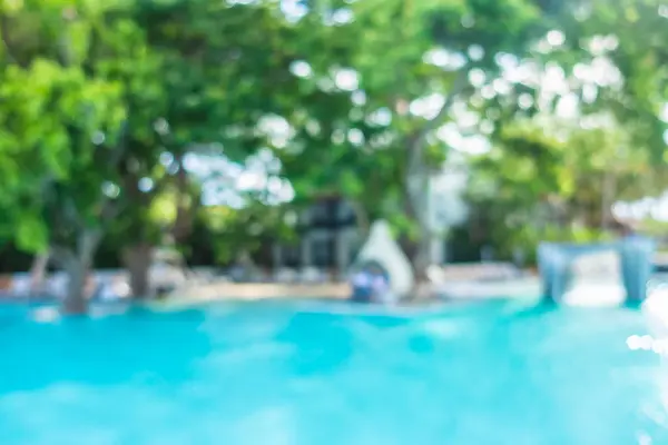Abstracte Onscherpte Intreepupil Prachtige Buitenzwembad Hotel Resort Voor Achtergrond — Stockfoto