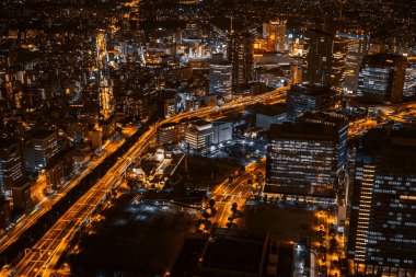Güzel dış yapı ve Mimarlık Yokohama şehir manzarası Japonya