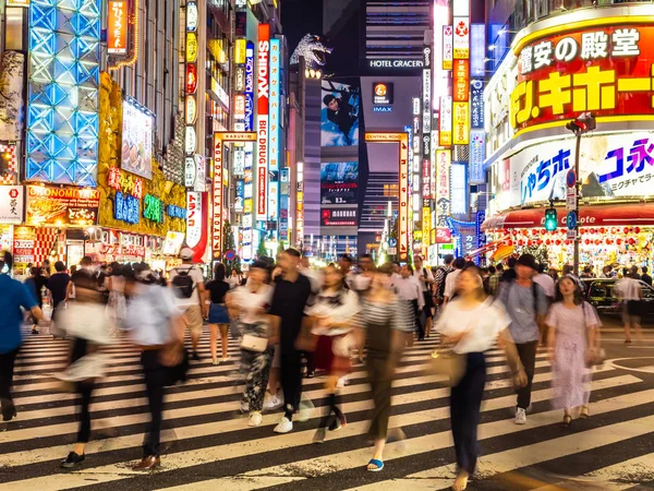 Tokyo Japonya Shinjuku Ağustos 2018 Güzel Cityscape Ark — Stok fotoğraf